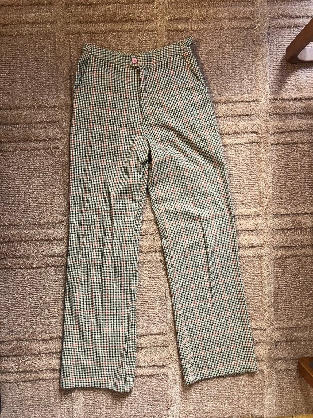 John Galt Women's Plaid Trousers
